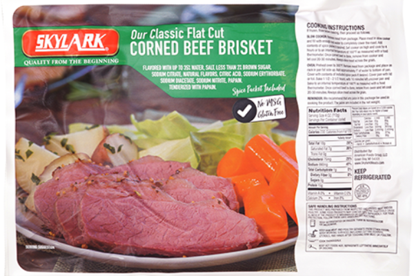 Flat Cut Corned Beef Brisket
